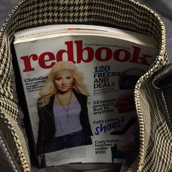 NEVER USED Chaps Classic Chic Plaid Bag Checkered - Picture 10 of 15